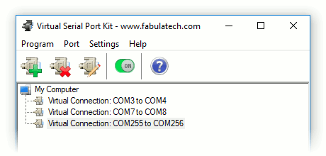 Click to view Virtual Serial Port Kit 5.4.1 screenshot